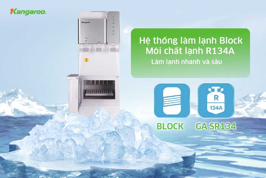 Máy làm nóng lạnh nước uống Kangaroo KG65A3