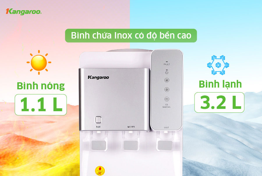 Máy làm nóng lạnh nước uống Kangaroo KG65A3