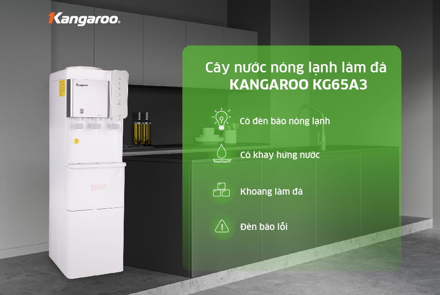 Máy làm nóng lạnh nước uống Kangaroo KG65A3