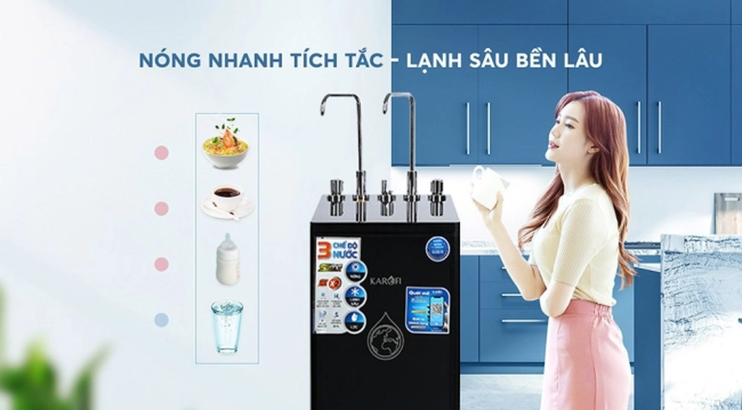 máy lọc nước Karofi nóng lạnh