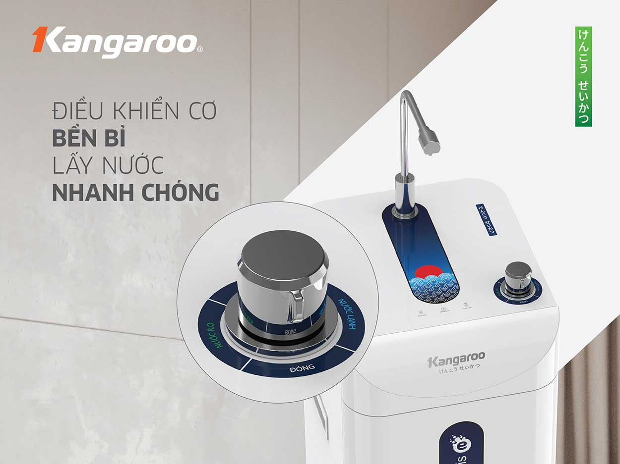 Máy lọc nước Kangaroo Hydrogen ion kiềm KG10A8ESG