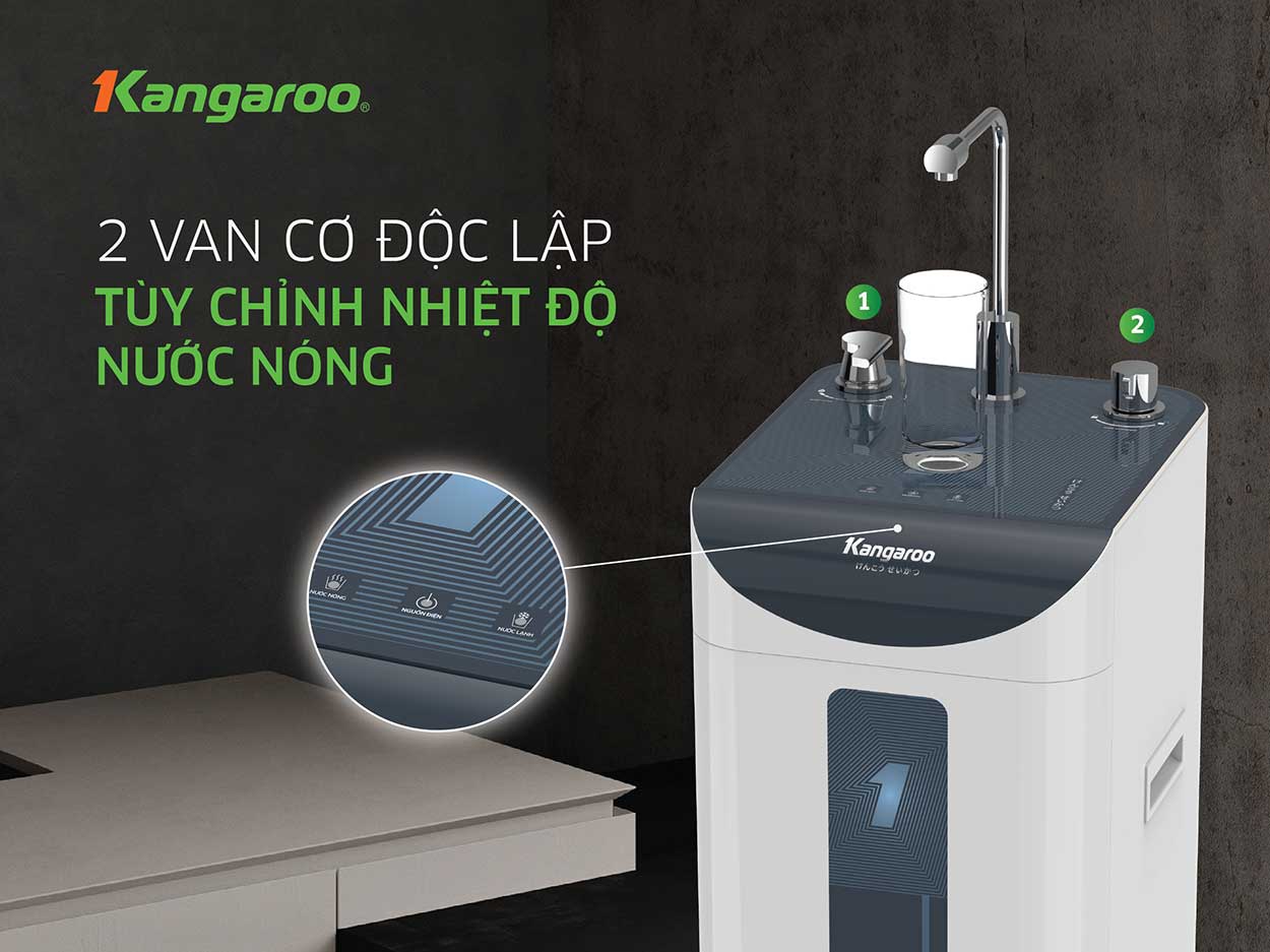 Máy lọc nước Kangaroo Hydrogen nóng lạnh KG10A9SG