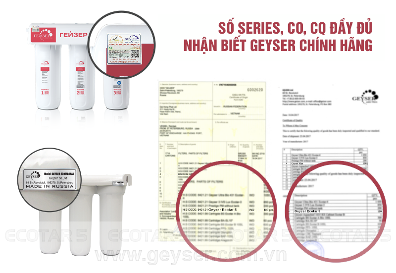 Nhận diện máy chính hãng qua số series, CO, CQ